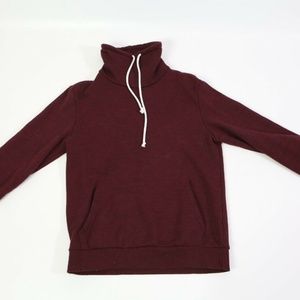 Forever 21 Men Neck Pullover Size Medium Burgundy